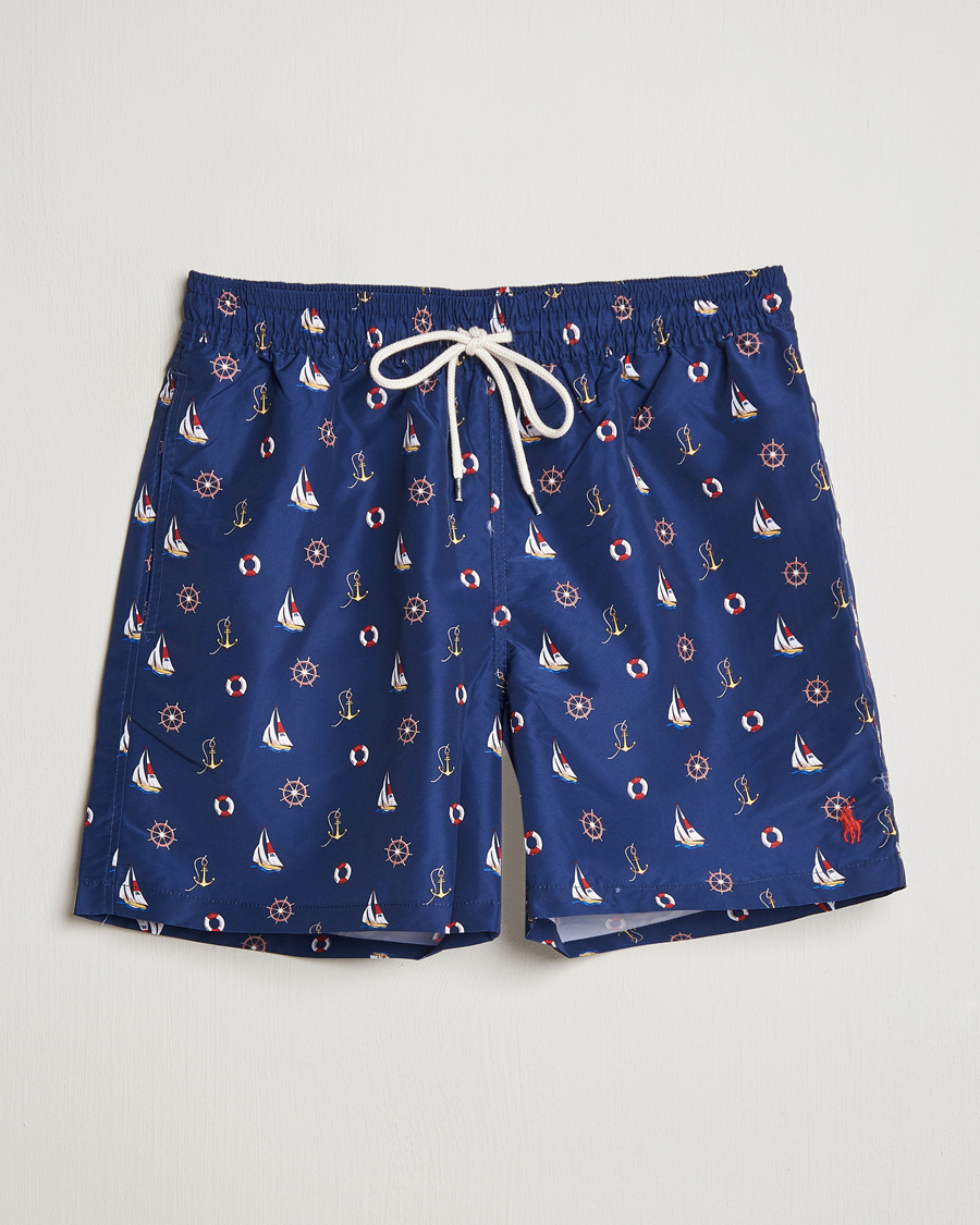 Homme | Maillots De Bain | Polo Ralph Lauren | Traveler Recycled Swimshorts Nautical Marine