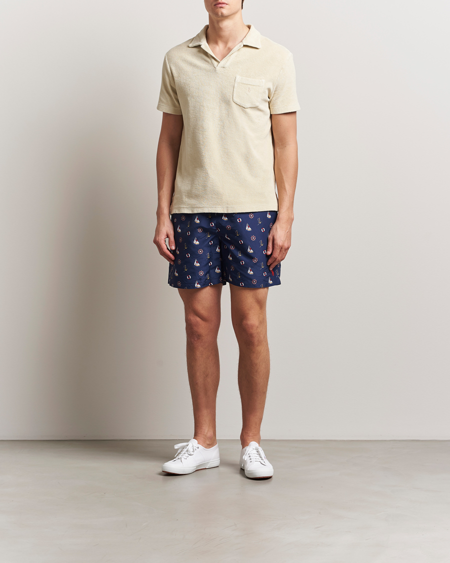 Homme | Maillots De Bain | Polo Ralph Lauren | Traveler Recycled Swimshorts Nautical Marine