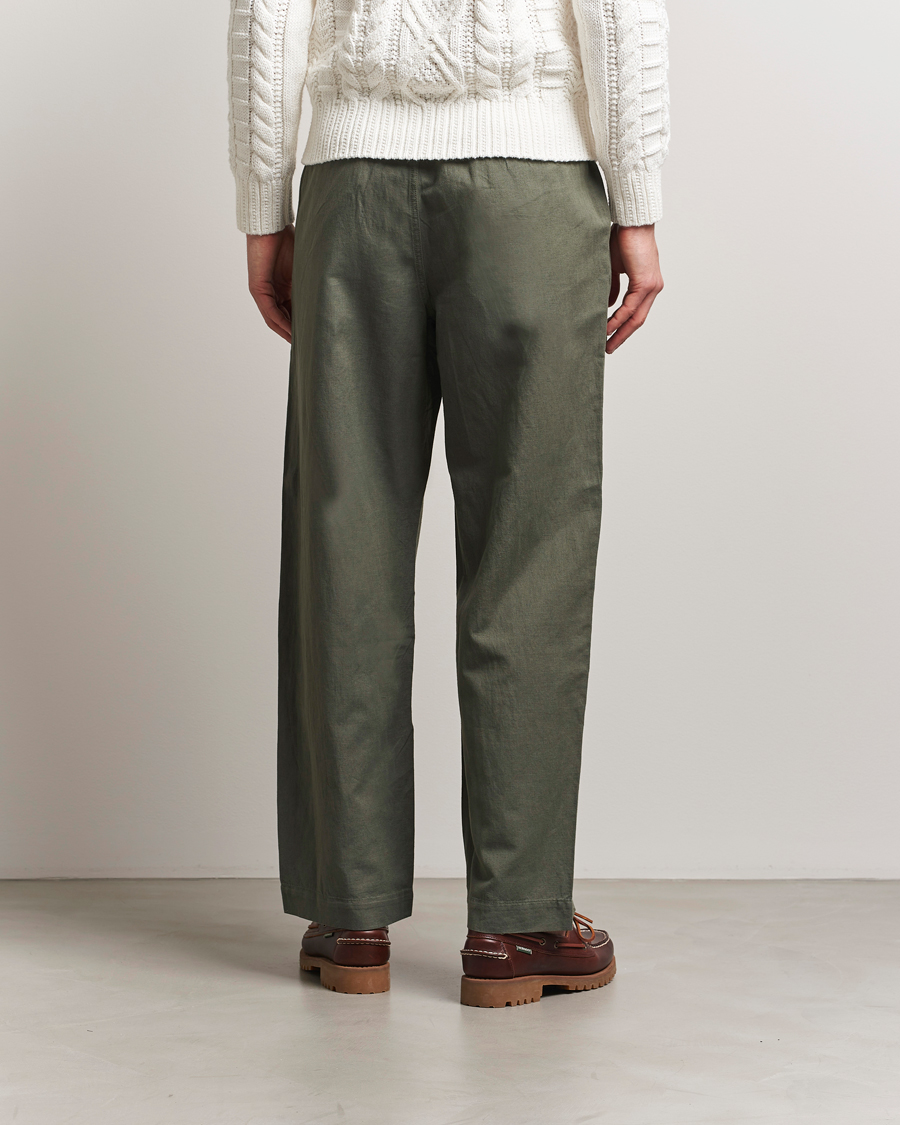 Homme | Pantalons | Polo Ralph Lauren | Pleated Cotton Linen Pants New Olive