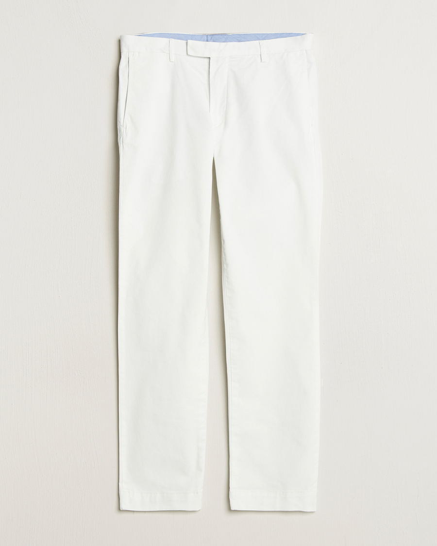 Homme | Pantalons | Polo Ralph Lauren | Slim Fit Stretch Chinos Deckwash White