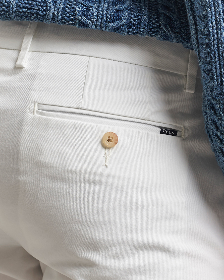 Homme | Pantalons | Polo Ralph Lauren | Slim Fit Stretch Chinos Deckwash White