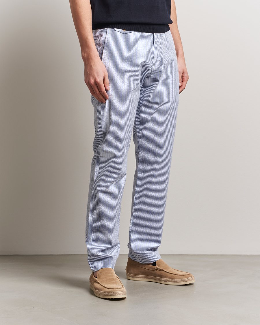 Homme | Pantalons | Polo Ralph Lauren | Bedford Seersucker Pants Blue/White