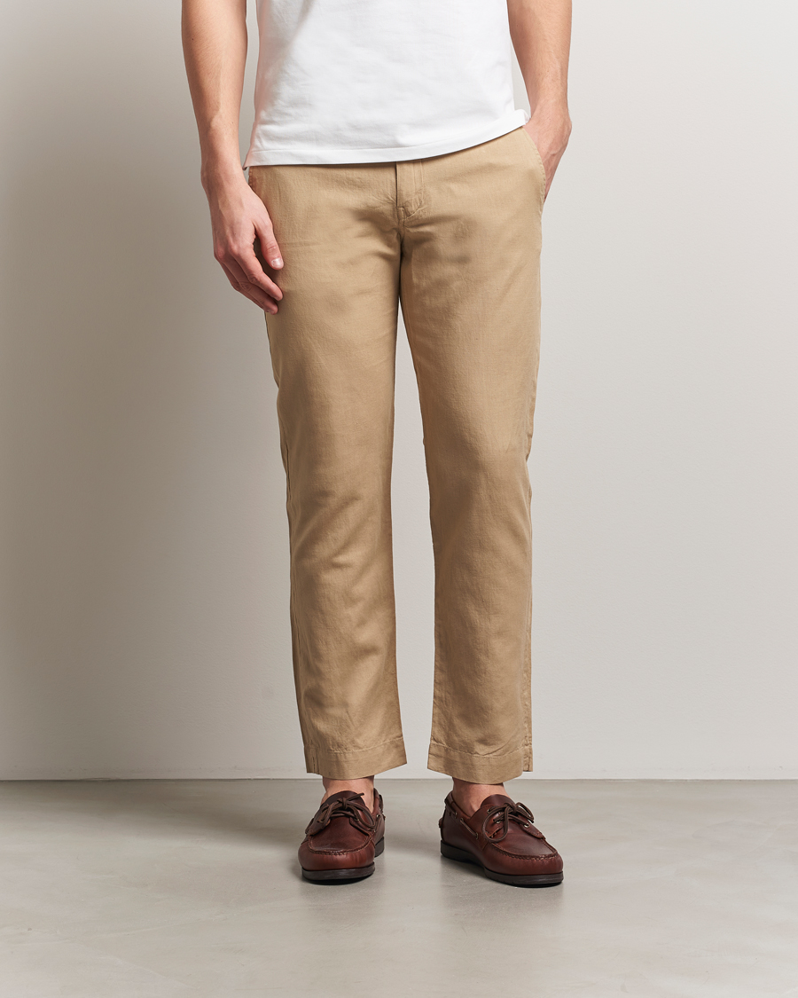 Homme | Pantalons | Polo Ralph Lauren | Cotton/Linen Bedford Chinos Coastal Beige