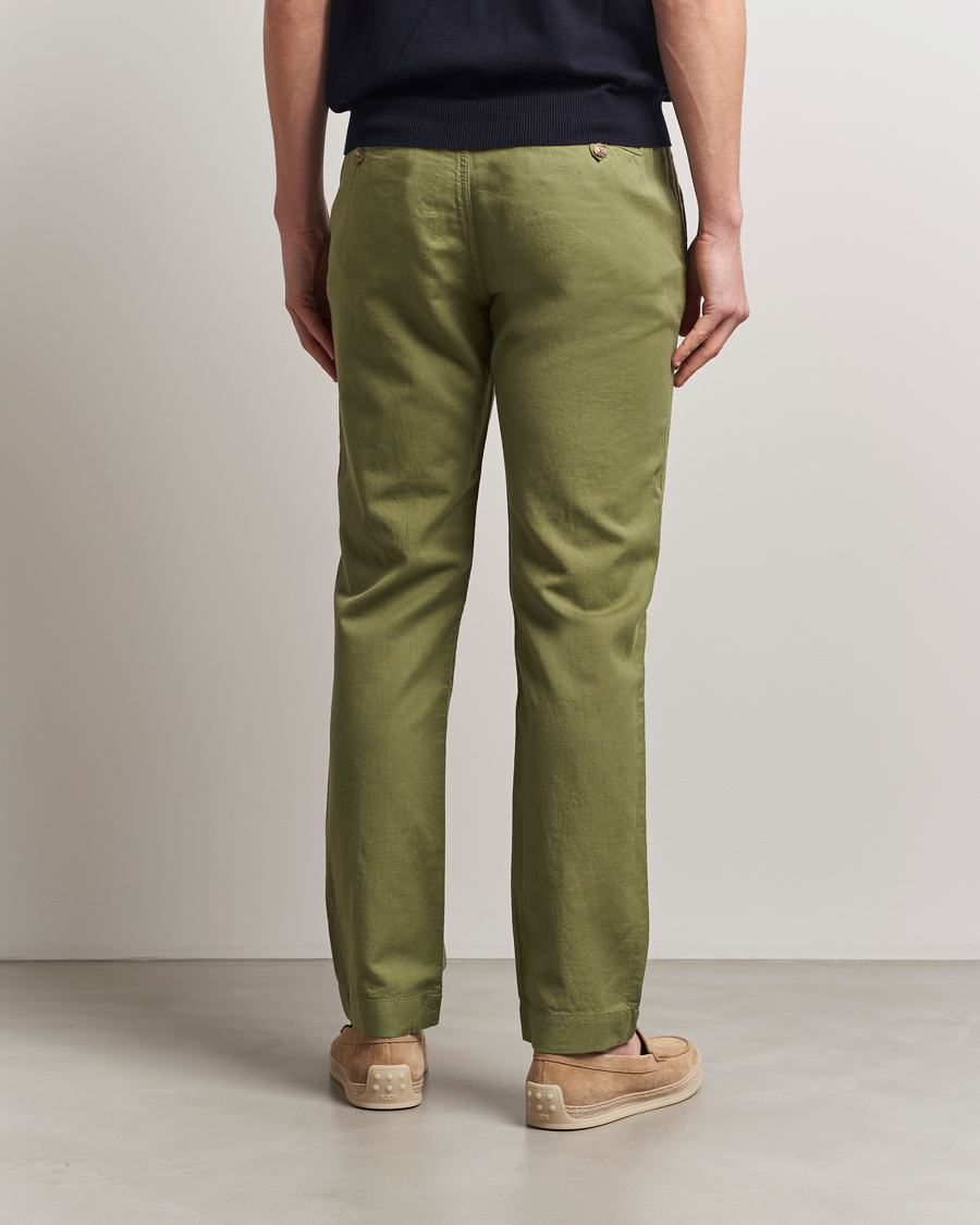 Homme | Pantalons | Polo Ralph Lauren | Cotton/Linen Bedford Chinos Tree Green