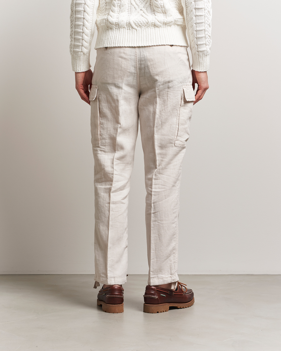 Homme | Pantalons | Polo Ralph Lauren | Linen Cargo Pants Dove Beige