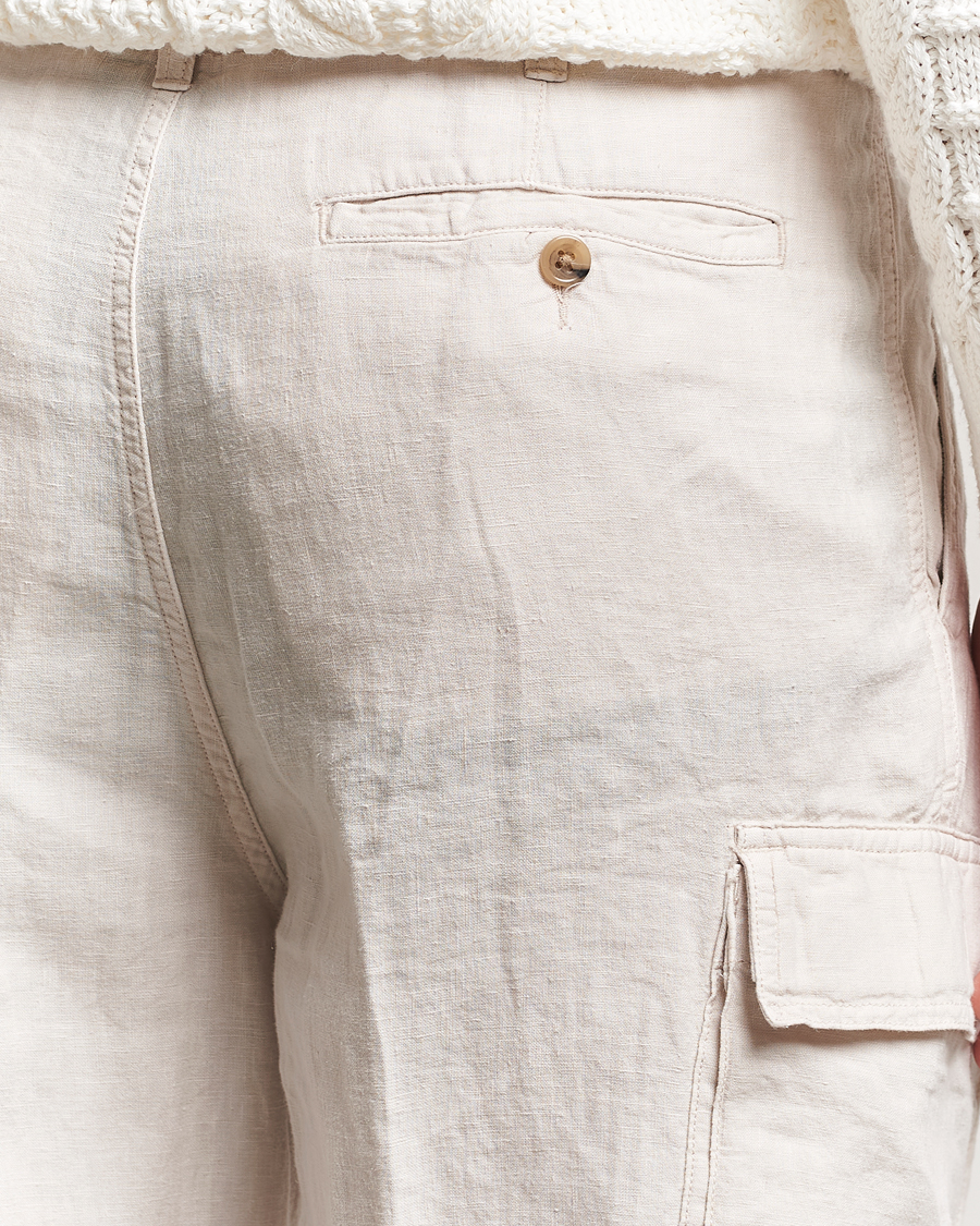 Homme | Pantalons | Polo Ralph Lauren | Linen Cargo Pants Dove Beige