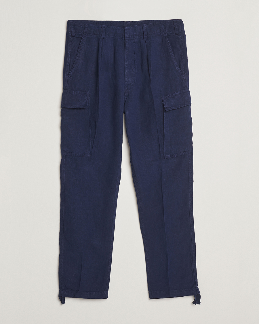 Homme | Pantalons | Polo Ralph Lauren | Linen Cargo Pants Newport Navy