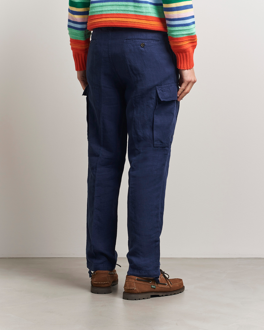 Homme | Pantalons | Polo Ralph Lauren | Linen Cargo Pants Newport Navy