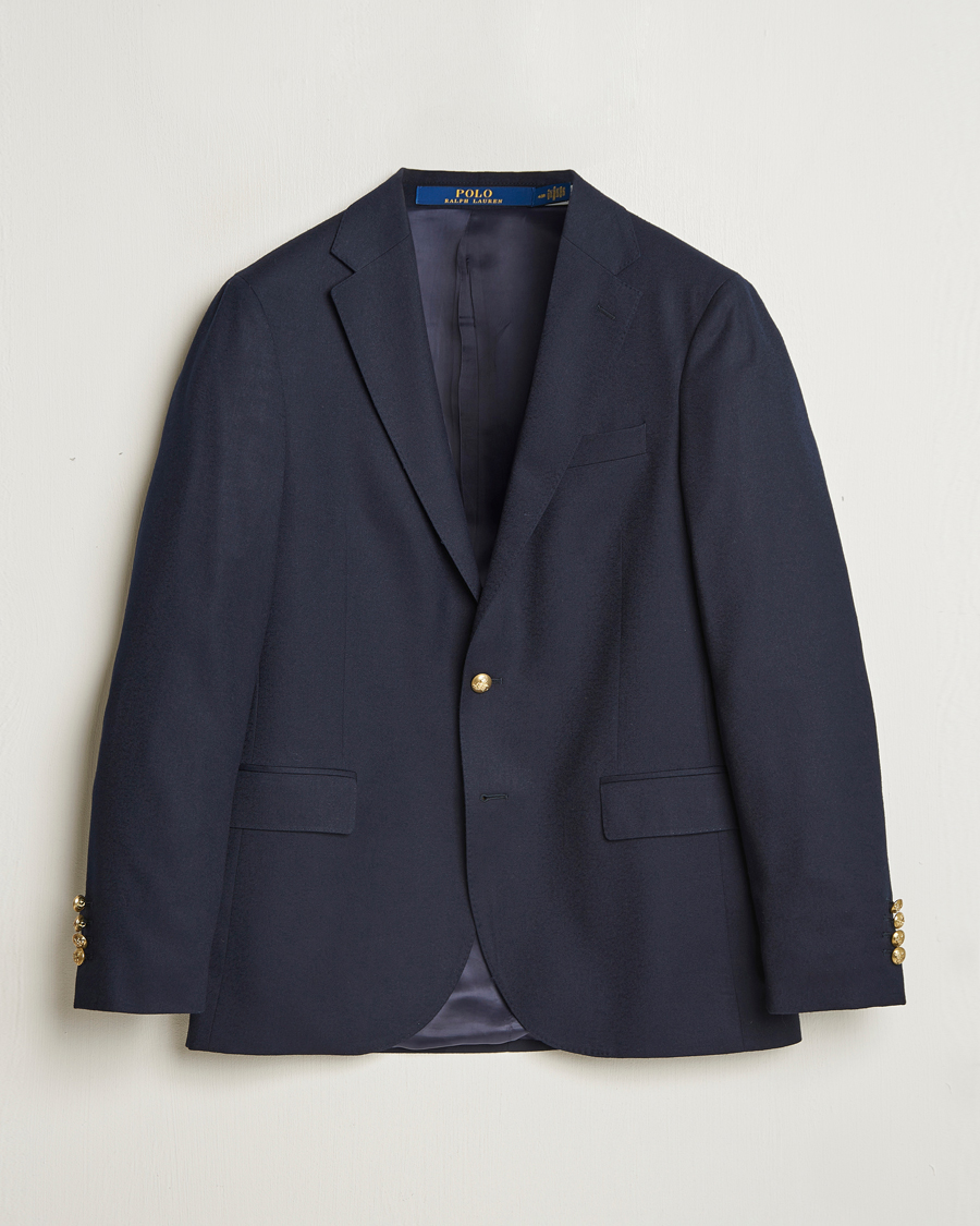 Homme | Blazers | Polo Ralph Lauren | Wool Single Breasted Sportcoat Navy