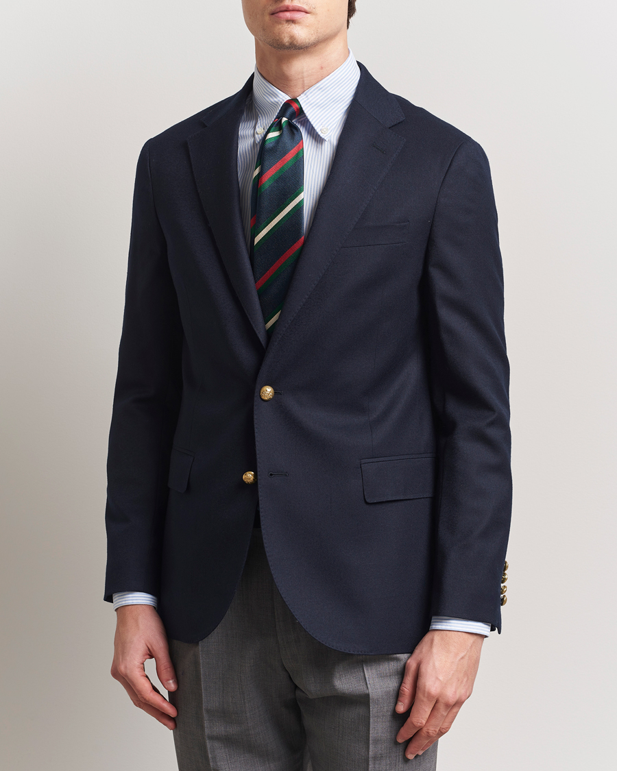 Homme | Blazers | Polo Ralph Lauren | Wool Single Breasted Sportcoat Navy