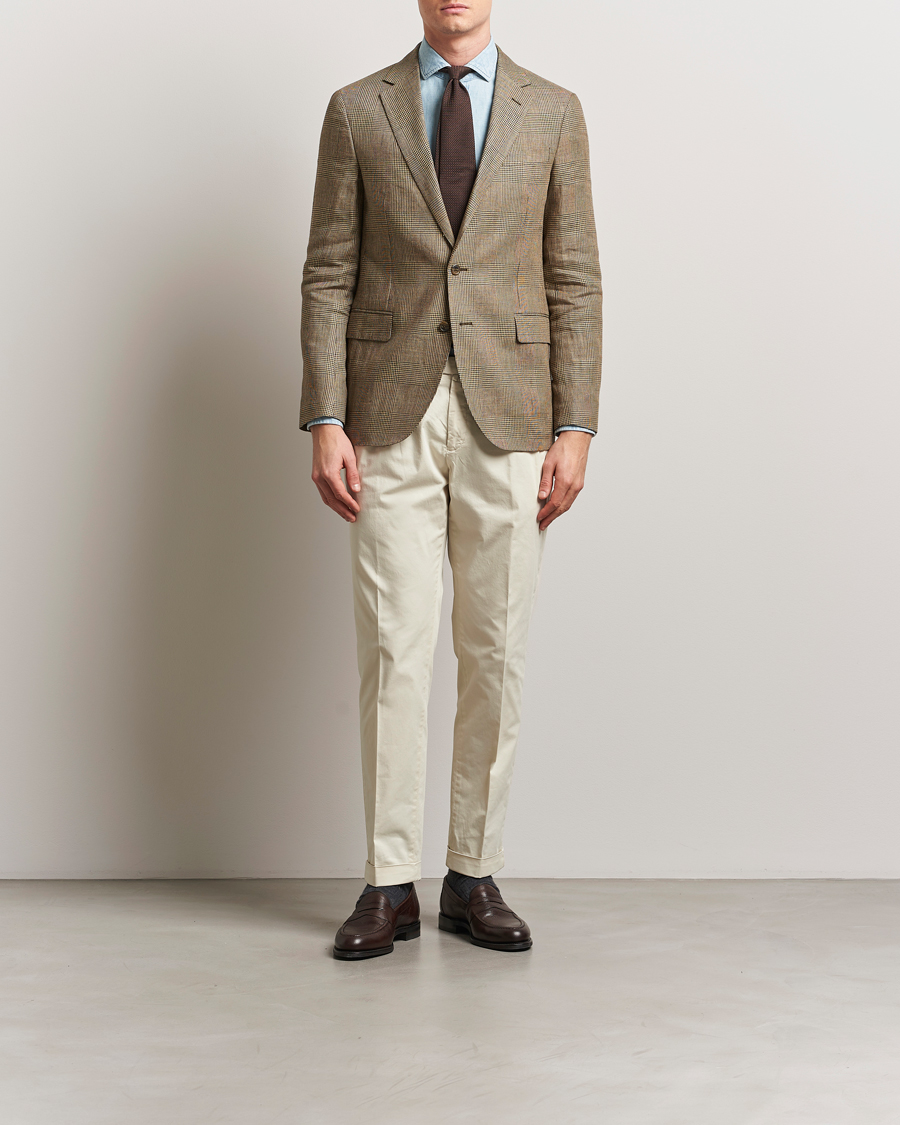 Homme | Blazers | Polo Ralph Lauren | Glenplaid Sportcoat Tan/Brown