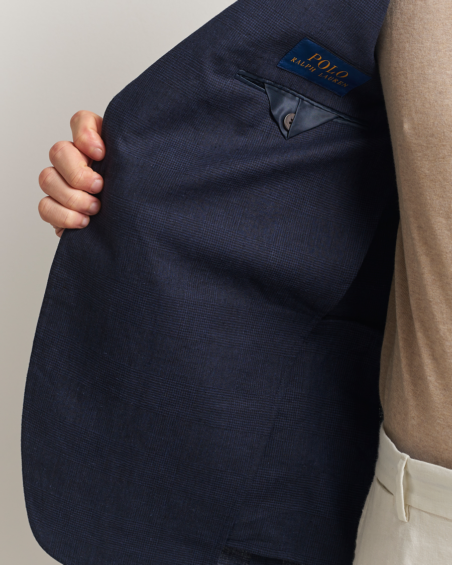 Homme | Blazers | Polo Ralph Lauren | Tonal Glenplaid Sportcoat Dark Navy/Navy