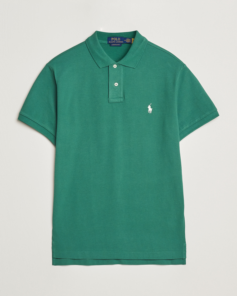 Homme | Polos | Polo Ralph Lauren | Custom Slim Fit Polo Antique Green