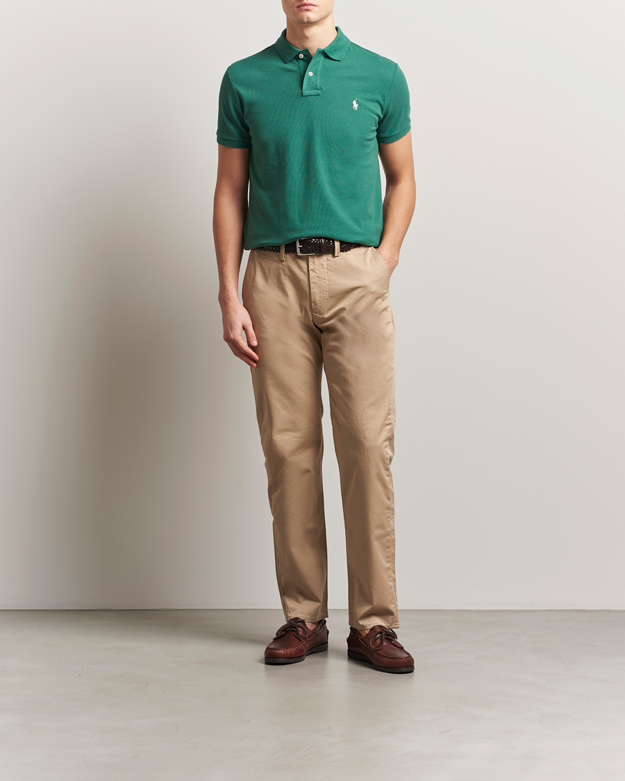 Homme | Polos | Polo Ralph Lauren | Custom Slim Fit Polo Antique Green