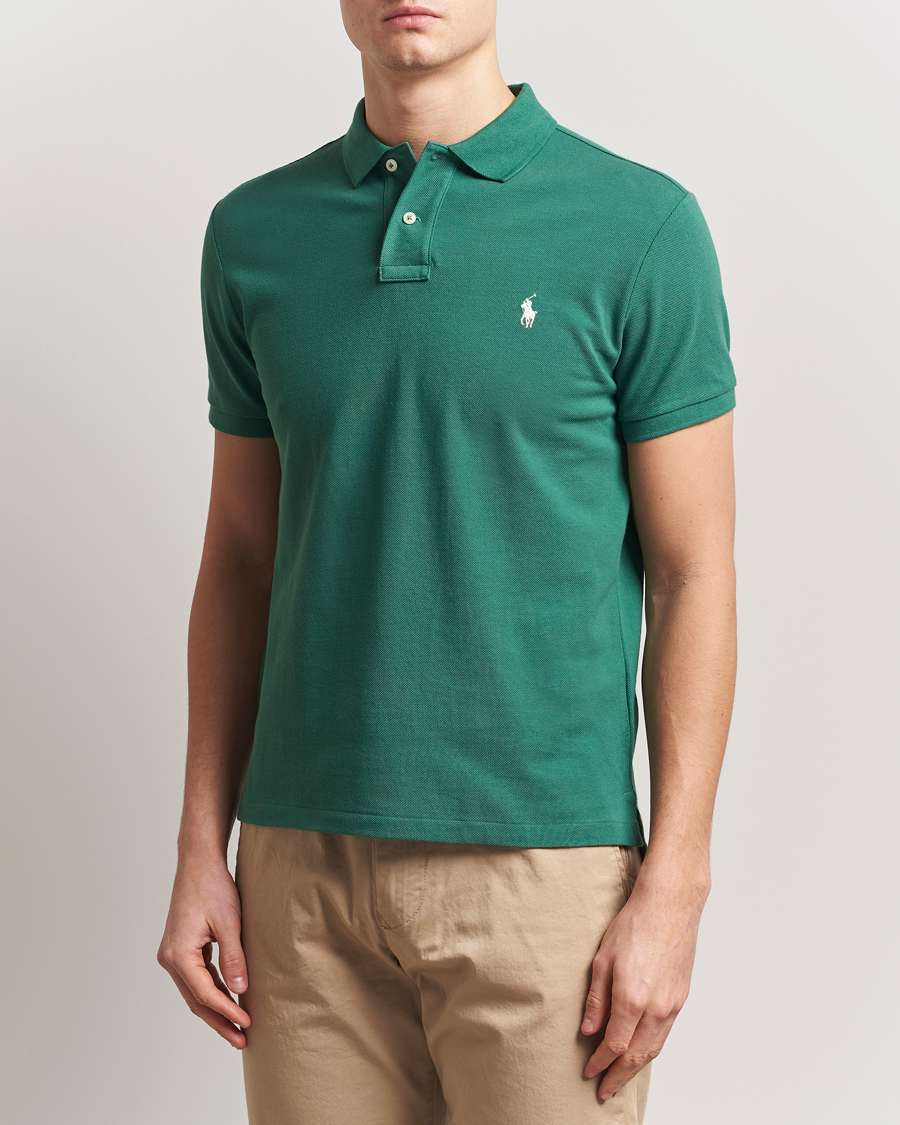 Homme | Polos | Polo Ralph Lauren | Custom Slim Fit Polo Antique Green