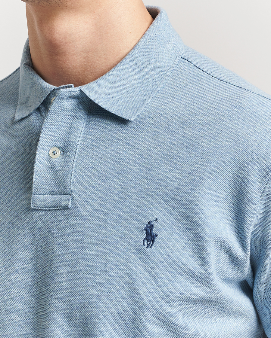 Homme | Polos | Polo Ralph Lauren | Custom Slim Fit Polo Modern Blue Heather