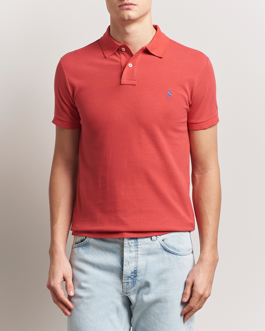 Homme | Polos | Polo Ralph Lauren | Slim Fit Polo Spring Red