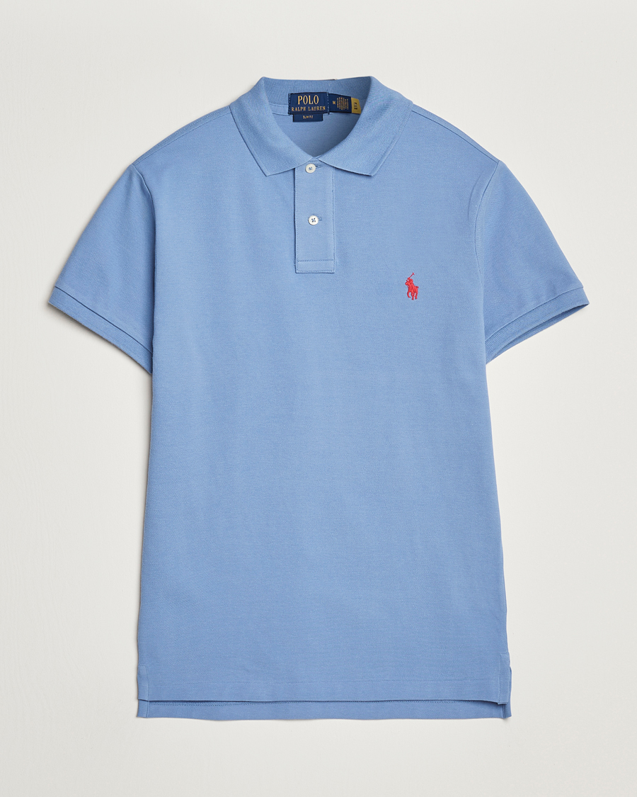 Homme | Polos | Polo Ralph Lauren | Slim Fit Polo Campus Blue