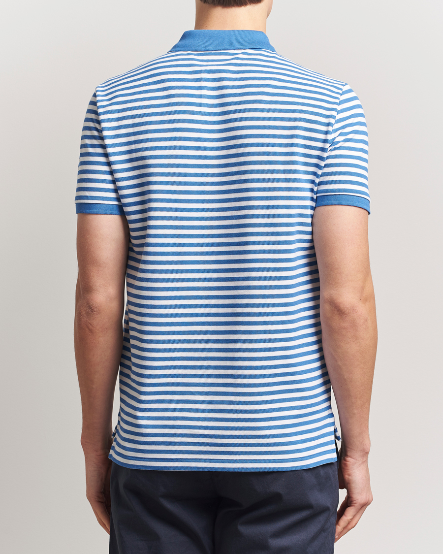 Homme | Polos | Polo Ralph Lauren | Custom Slim Fit Striped Polo Embayment Blue/White