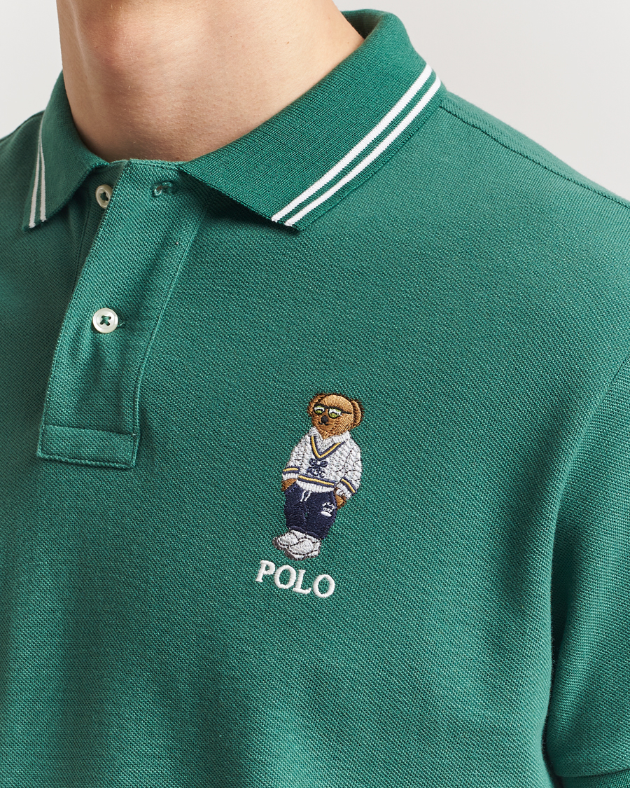 Homme | Polos | Polo Ralph Lauren | Custom Slim Fit Bear Polo Antique Green