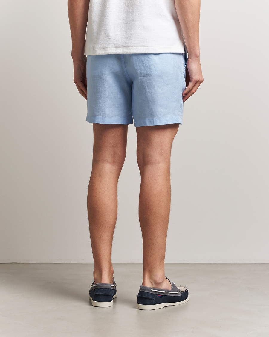 Homme | Shorts | Polo Ralph Lauren | Prepster Drawstring Linen Shorts Office Blue