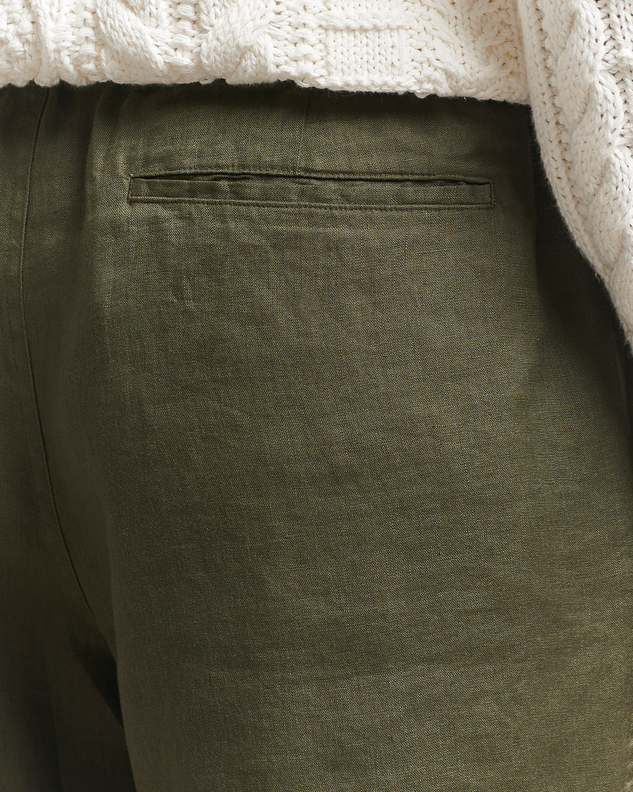 Homme | Shorts | Polo Ralph Lauren | Prepster Drawstring Linen Shorts New Olive