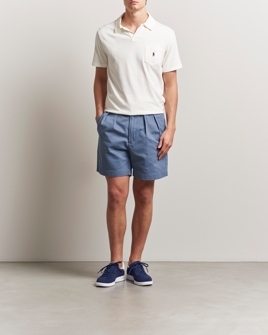 Homme | Shorts | Polo Ralph Lauren | Cormac Pleated Shorts Capri Blue