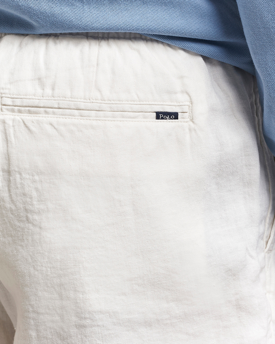 Homme | Shorts | Polo Ralph Lauren | Prepster Linen Shorts Deckwash White