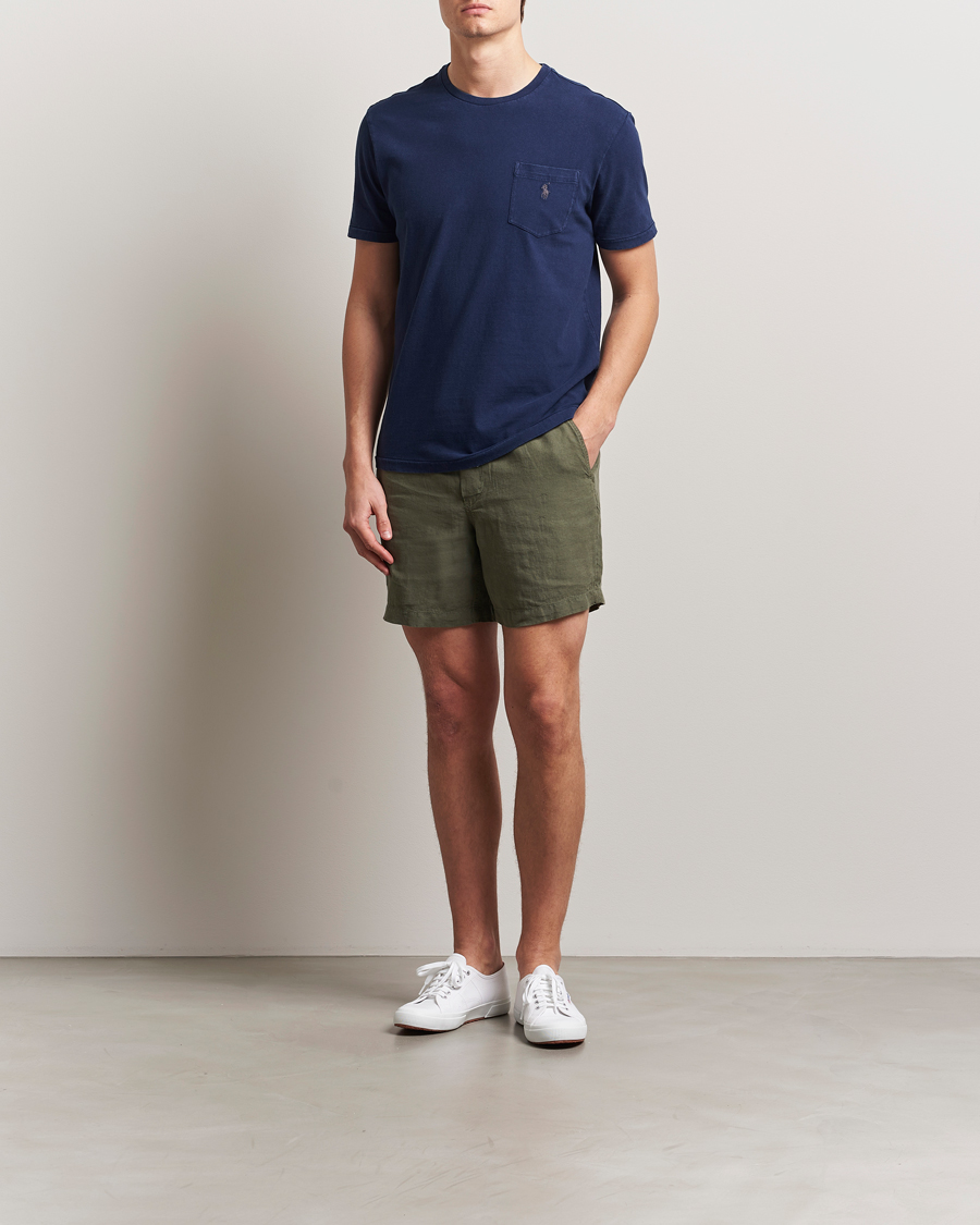 Homme | Shorts | Polo Ralph Lauren | Prepster Linen Shorts New Olive