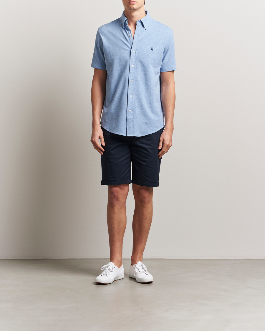 Homme | Chemises | Polo Ralph Lauren | Featherweight Mesh Short Sleeve Shirt Isle Heather