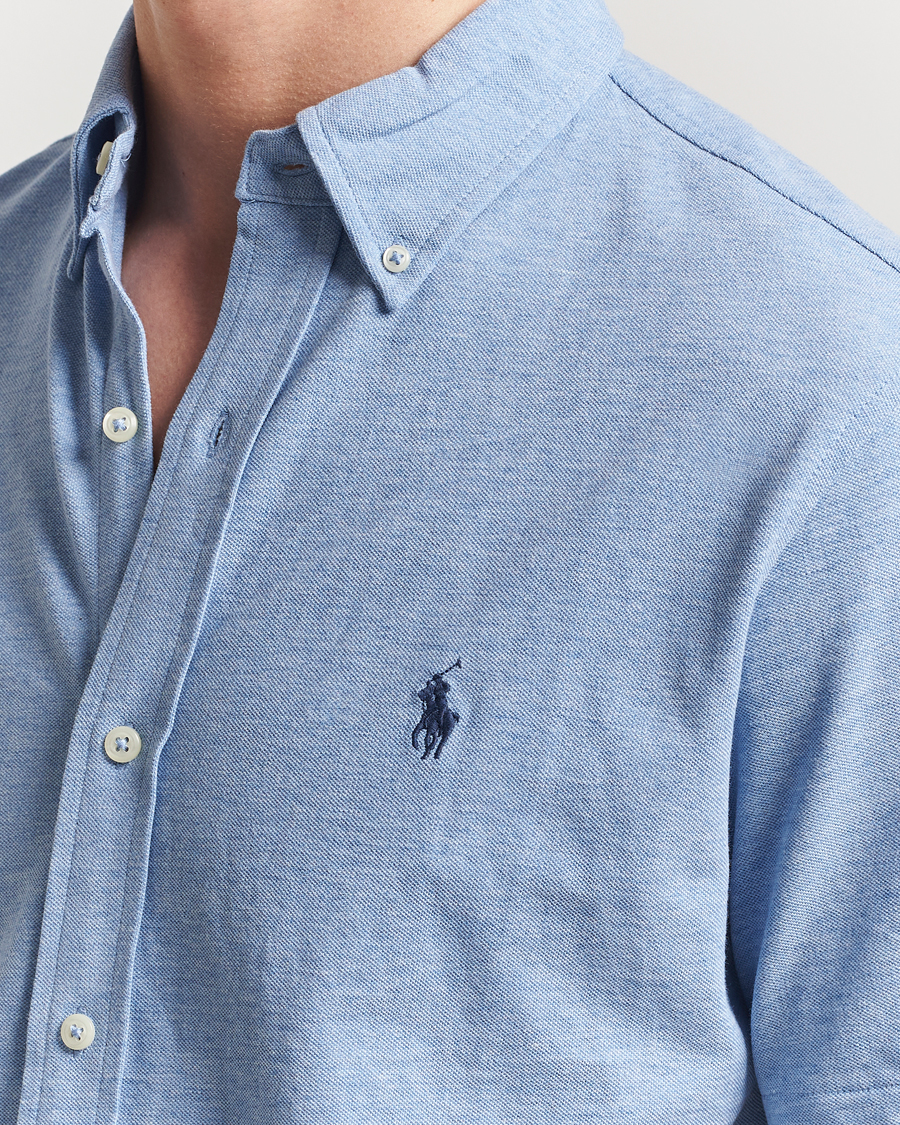 Homme | Chemises | Polo Ralph Lauren | Featherweight Mesh Short Sleeve Shirt Isle Heather