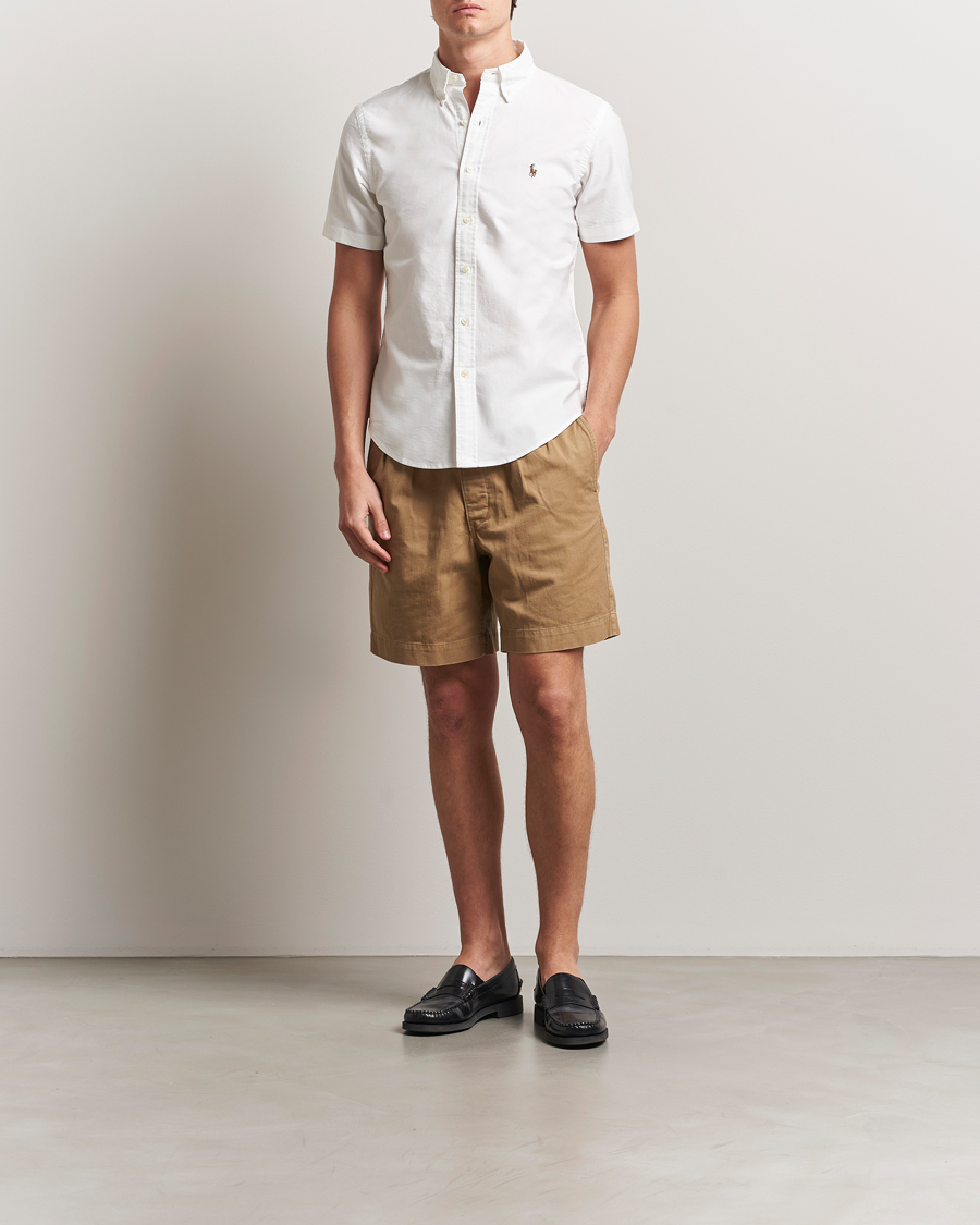Homme | Chemises | Polo Ralph Lauren | Short Sleeve Oxford Shirt White