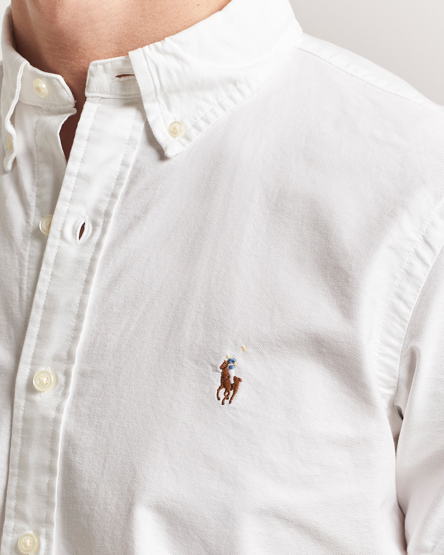 Homme | Chemises | Polo Ralph Lauren | Short Sleeve Oxford Shirt White