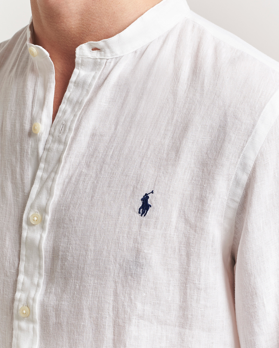 Homme | Chemises | Polo Ralph Lauren | Slim Fit Linen Shirt Ceramic White