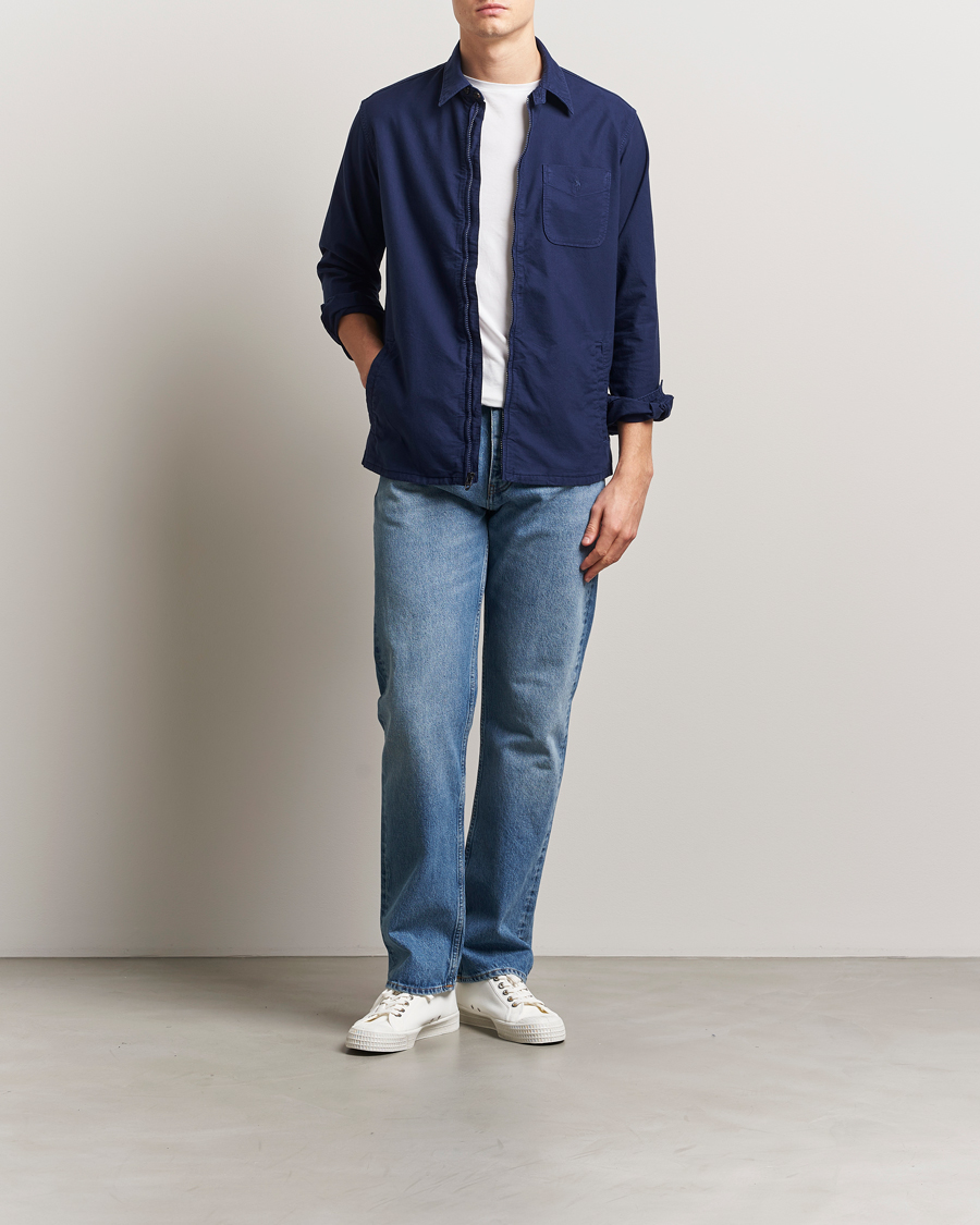 Homme | Chemises | Polo Ralph Lauren | Full Zip Overshirt Newport Navy