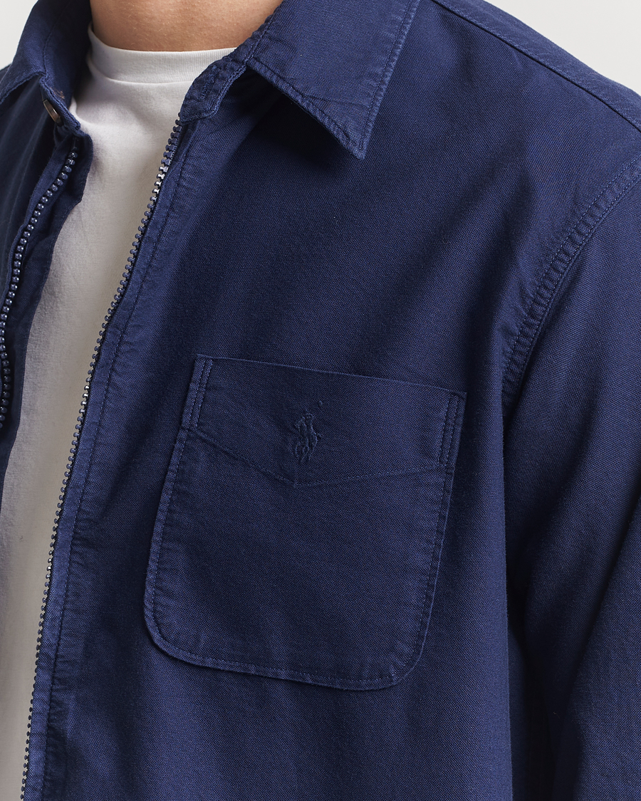 Homme | Chemises | Polo Ralph Lauren | Full Zip Overshirt Newport Navy