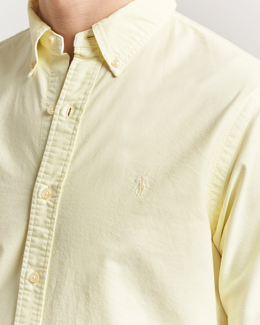 Homme | Chemises | Polo Ralph Lauren | Custom Fit Dyed Oxford Shirt Lime
