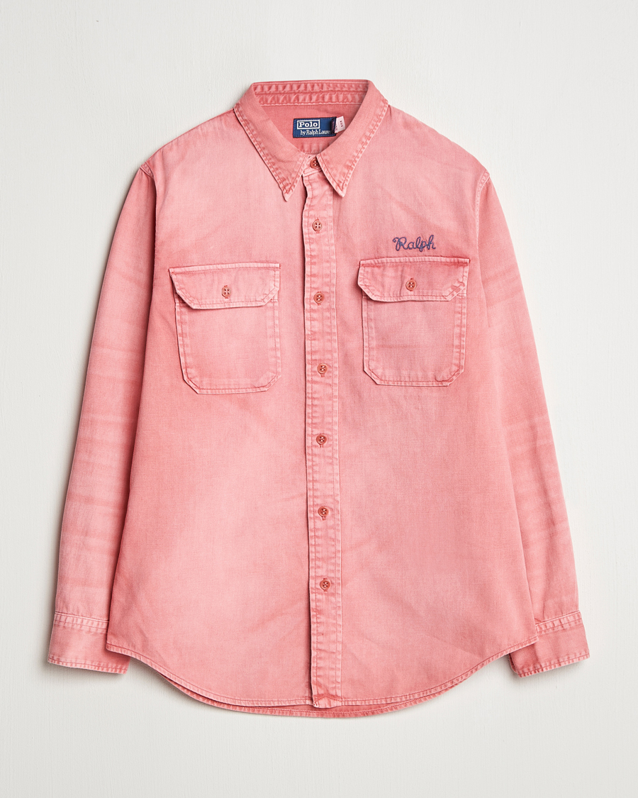 Homme | Chemises | Polo Ralph Lauren | Garment Dyed Overshirt Nantucket Red