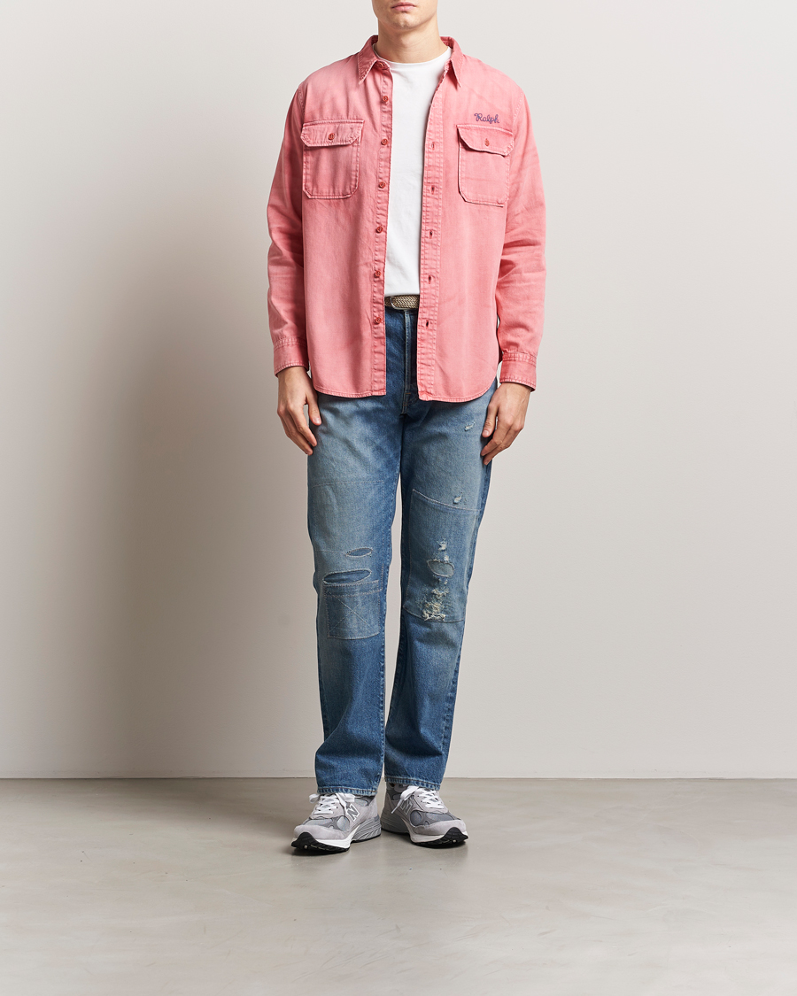 Homme | Chemises | Polo Ralph Lauren | Garment Dyed Overshirt Nantucket Red