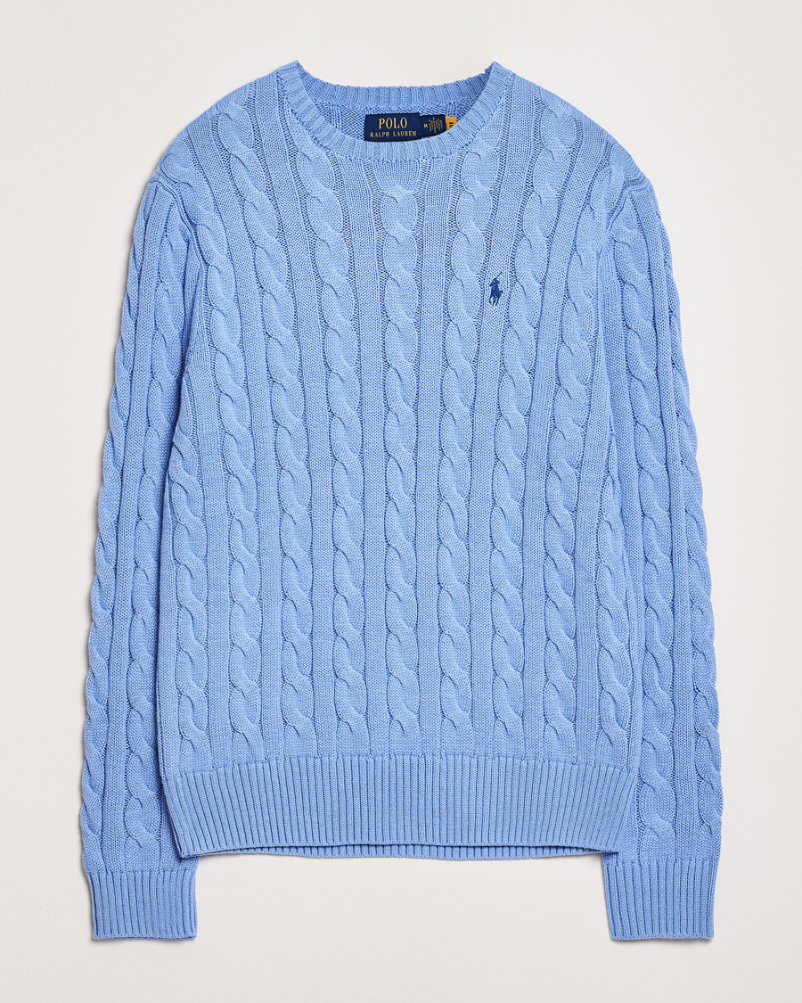 Homme | Pulls Et Tricots | Polo Ralph Lauren | Cotton Cable Pullover New Litchfield Blue