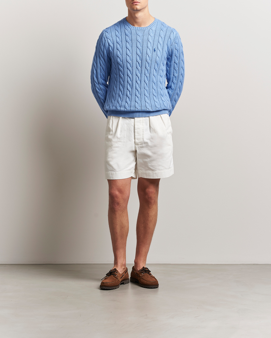 Homme | Pulls Et Tricots | Polo Ralph Lauren | Cotton Cable Pullover New Litchfield Blue