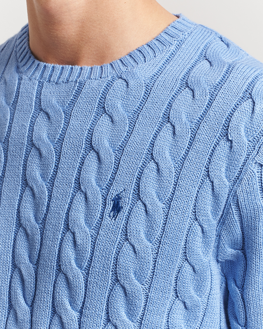 Homme | Pulls Et Tricots | Polo Ralph Lauren | Cotton Cable Pullover New Litchfield Blue