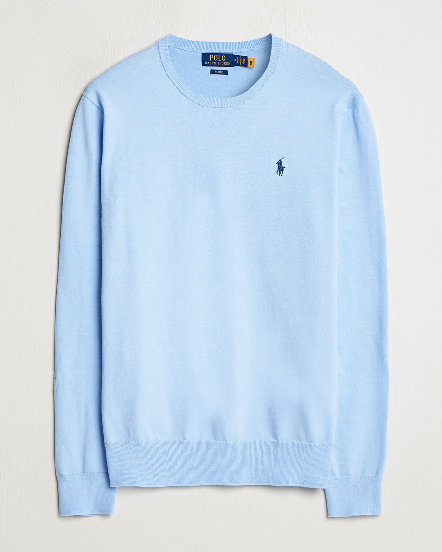 Homme | Pulls Et Tricots | Polo Ralph Lauren | Cotton Crew Neck Sweater Office Blue
