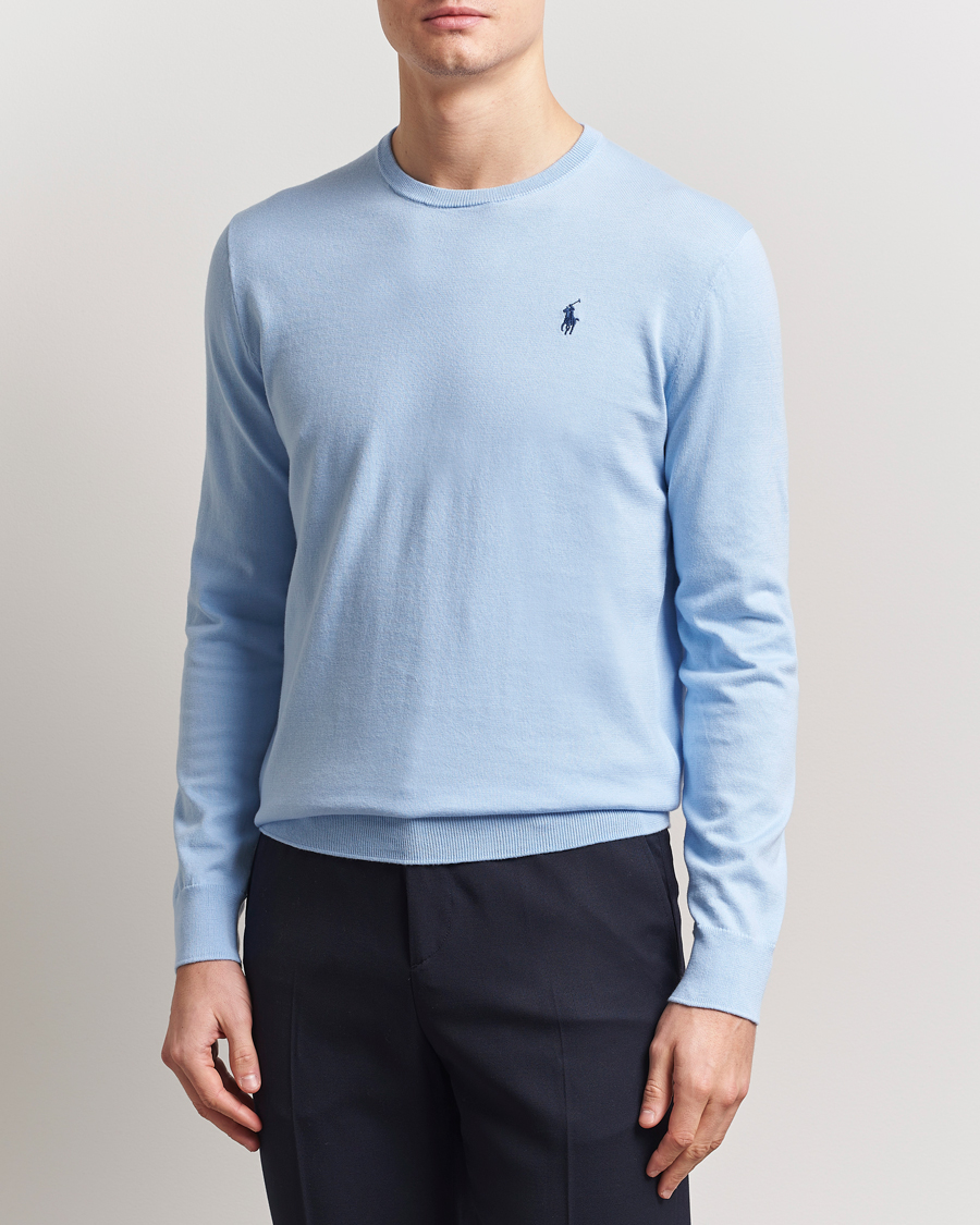 Homme | Pulls Et Tricots | Polo Ralph Lauren | Cotton Crew Neck Sweater Office Blue
