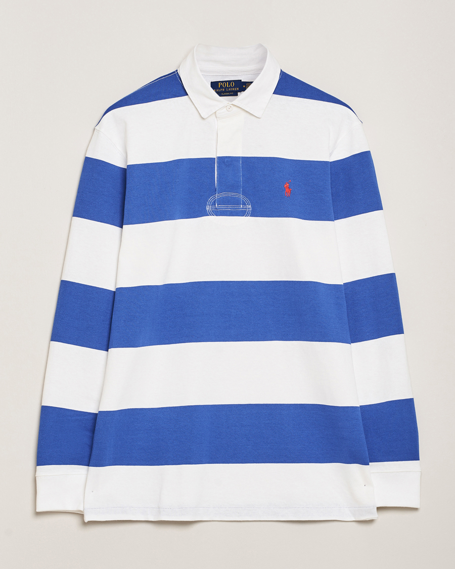 Homme | Pulls Et Tricots | Polo Ralph Lauren | Barstriped Rugger Blue/White