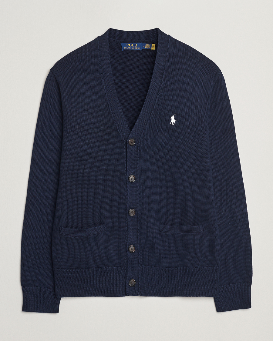 Homme | Pulls Et Tricots | Polo Ralph Lauren | Cotton Cardigan Hunter Navy