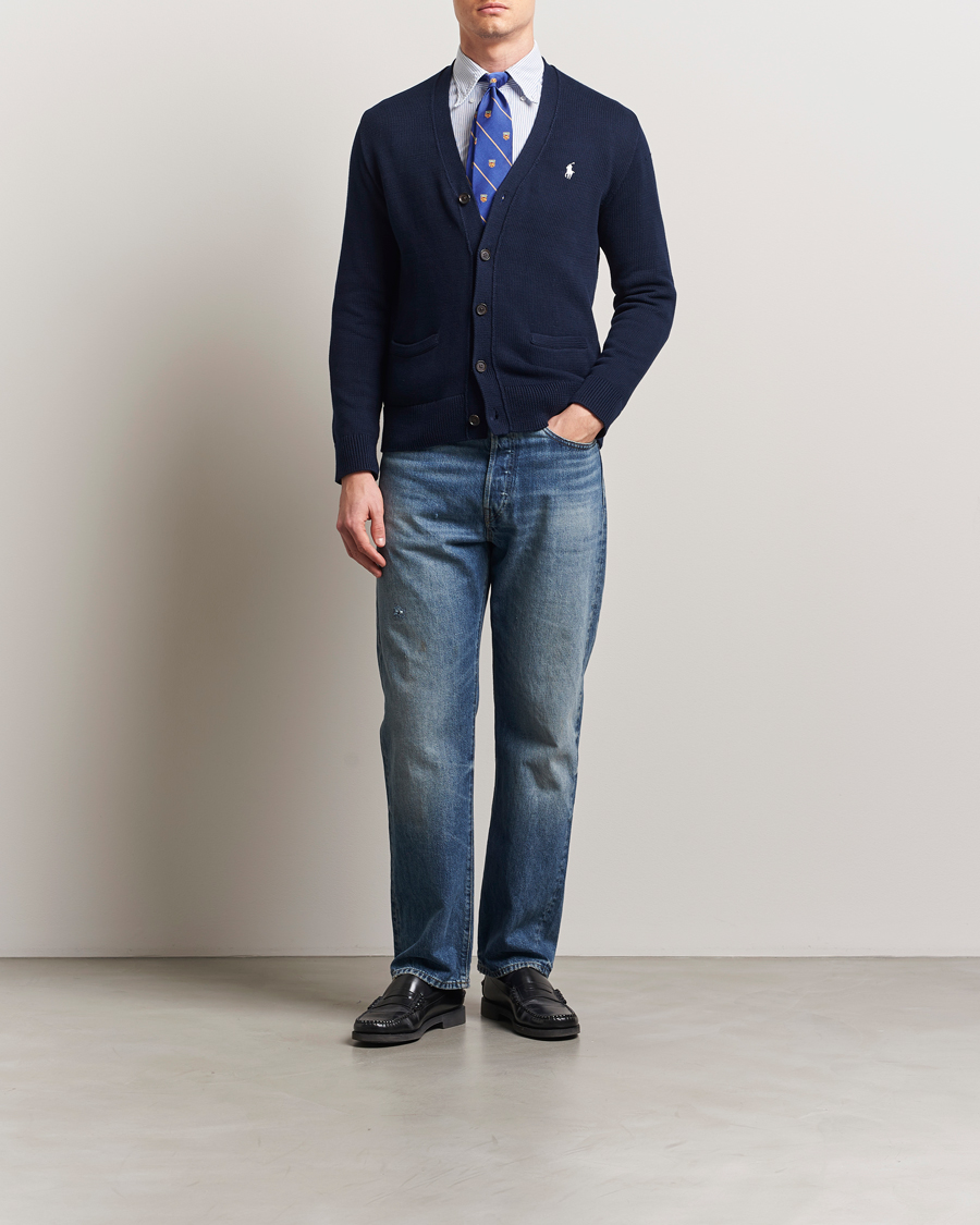 Homme | Pulls Et Tricots | Polo Ralph Lauren | Cotton Cardigan Hunter Navy