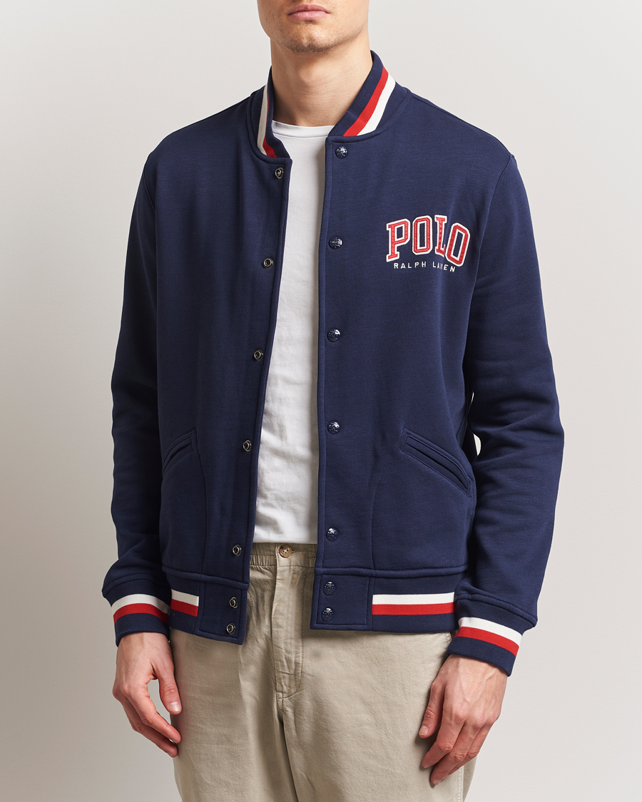 Homme | Pulls Et Tricots | Polo Ralph Lauren | Bomber Vintage Fleece Sweater Cruise Navy