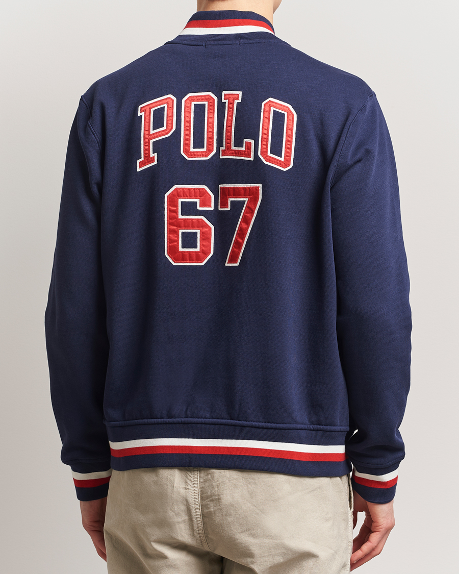 Homme | Pulls Et Tricots | Polo Ralph Lauren | Bomber Vintage Fleece Sweater Cruise Navy