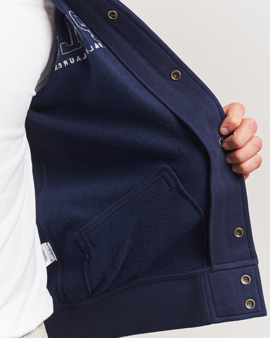 Homme | Pulls Et Tricots | Polo Ralph Lauren | Bomber Vintage Fleece Sweater Cruise Navy